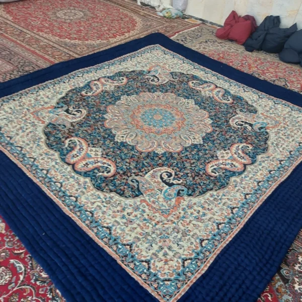 0kjqMAjXNY2S1t277JfQ18dfBKdfvh9PXYEwmKLNdBBJvDpJDJ.jpg_800X800X70 Price and Buy Handmade High-Quality Korsi Quilt 4x4 Meter – Toranj Design | Persian Hand-Stitched Comforter