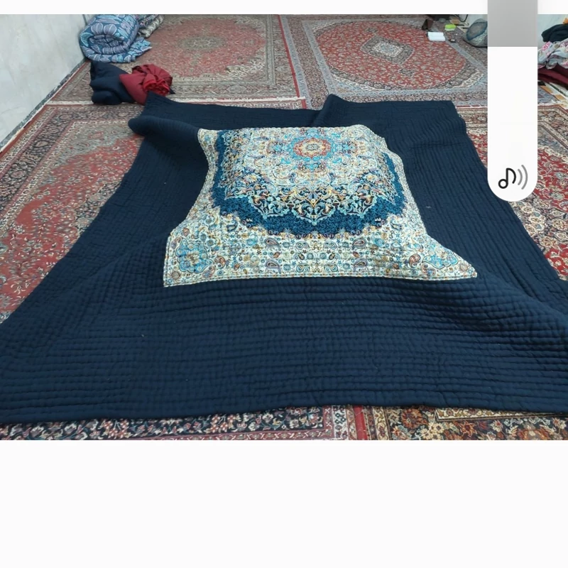 Price and Buy Handmade Korsi Quilt 3x3 Meter | Persian Hand-Stitched Velvet Comforter - Image 19
