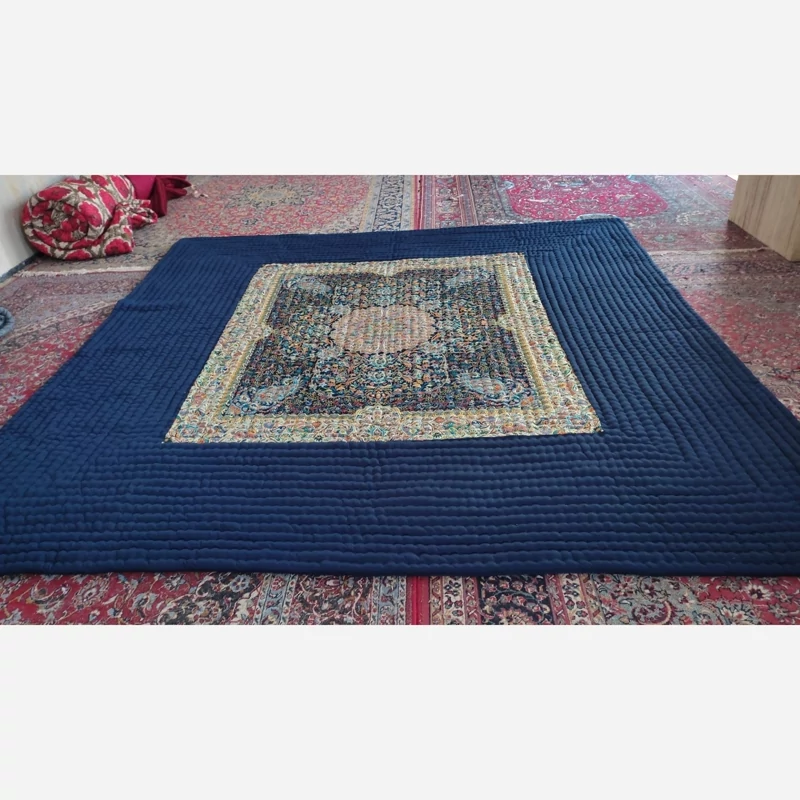 Price and Buy Handmade Korsi Quilt 3.5x3.5 Meter | High-Quality Persian Hand-Stitched Comforter - Image 10