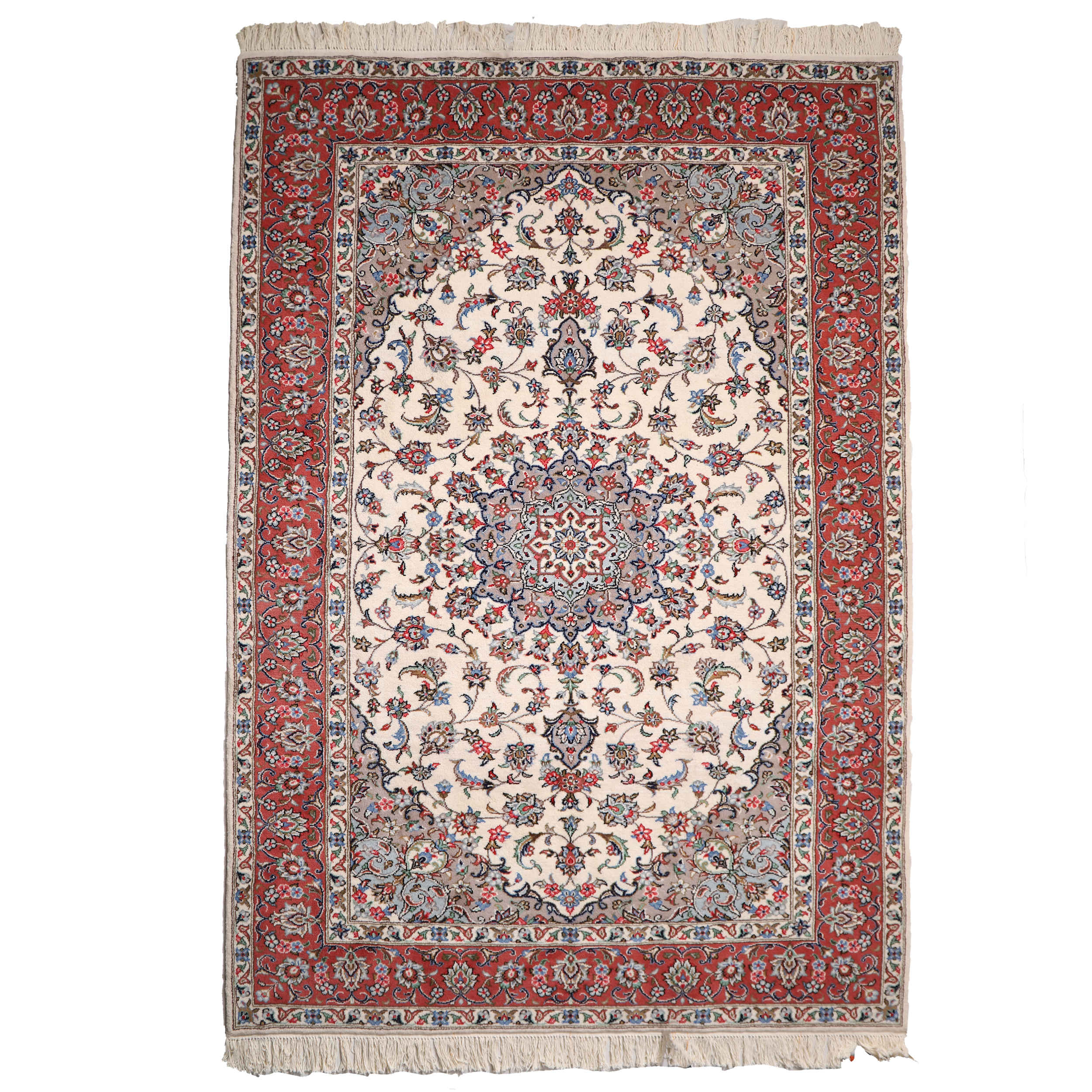 Price and Buy Authentic Persian Carpet with Wool Hand-Knotted in Ardakan Lachak Toranj