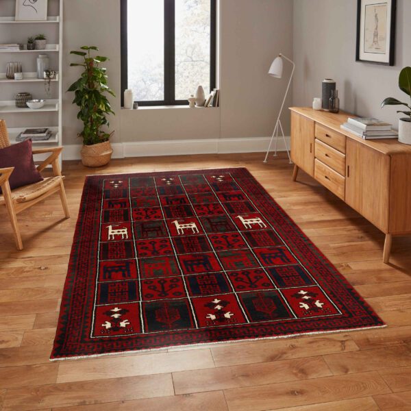 Authentic-Persian-Carpet-with-Wool-Hand-Knotted-in-Chaharmahal-Bakhtiari-3 Price and Buy Authentic Persian Carpet with Wool Hand-Knotted in Chaharmahal & Bakhtiari