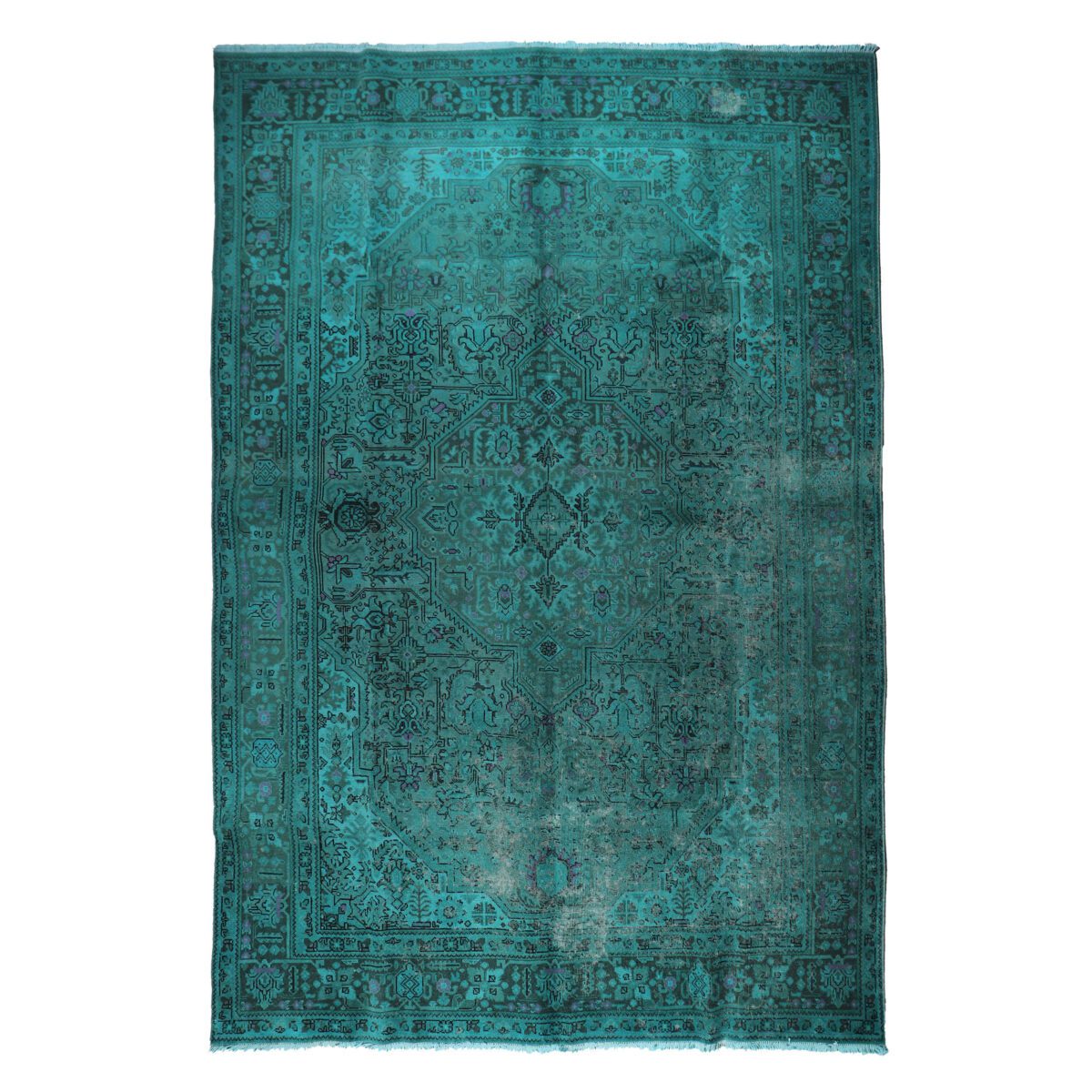 Price and Buy Authentic Persian Carpet with Wool Hand-Knotted in Isfahan Teal
