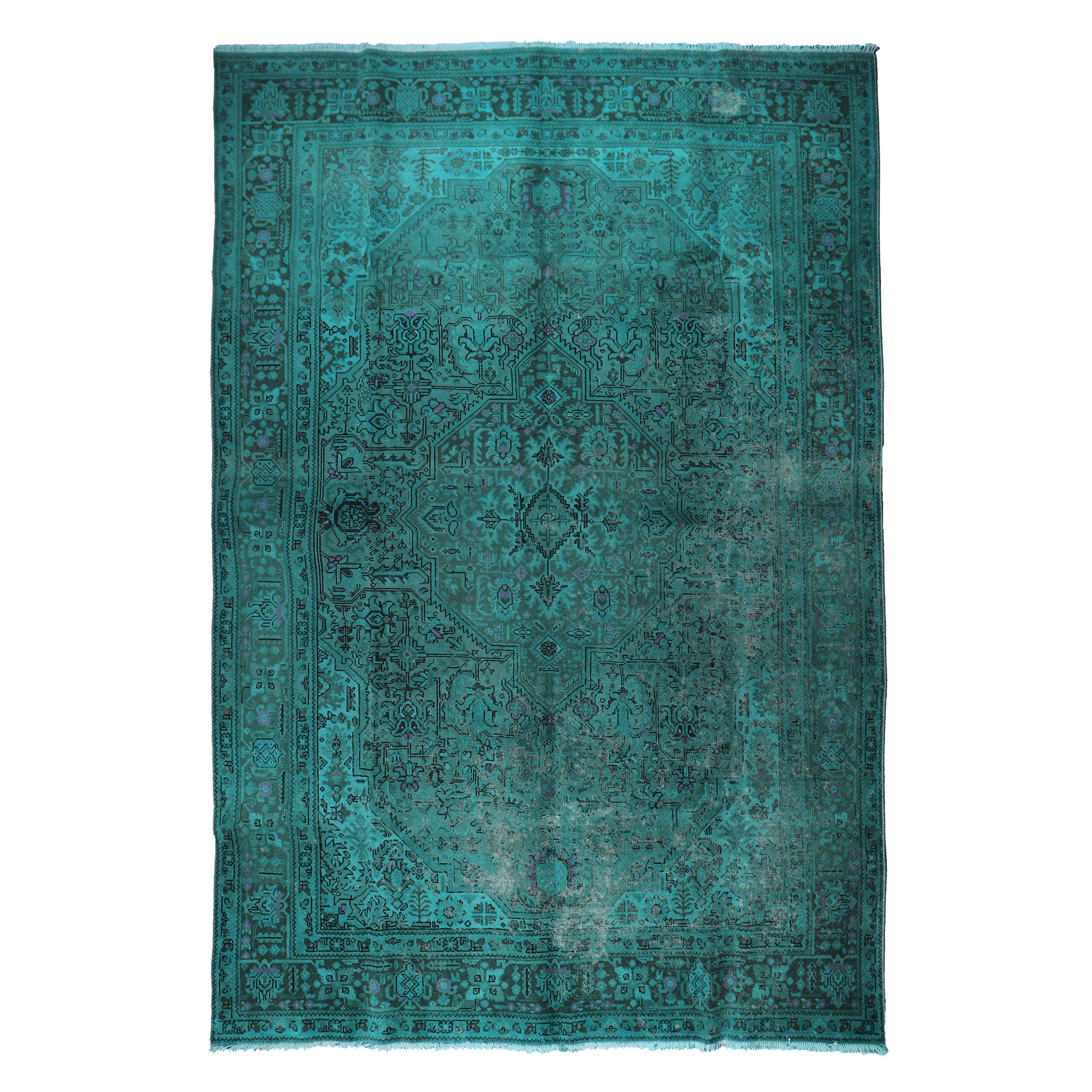 Price and Buy Authentic Persian Carpet with Wool Hand-Knotted in Isfahan Teal