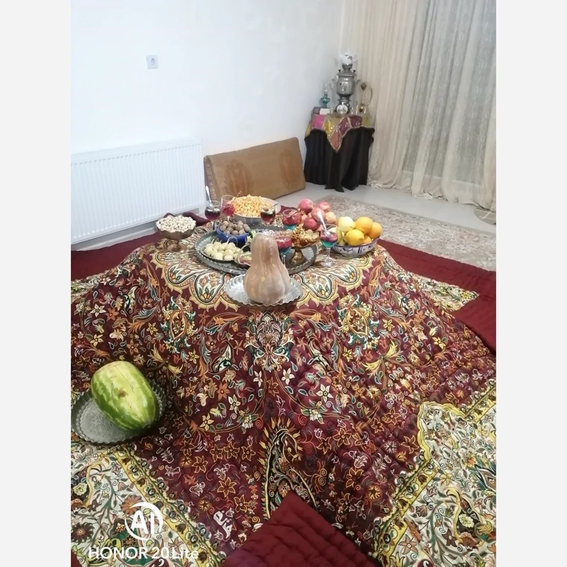 Price and Buy Handmade Korsi Quilt 3x3 Meter | Persian Hand-Stitched Velvet Comforter - Image 10