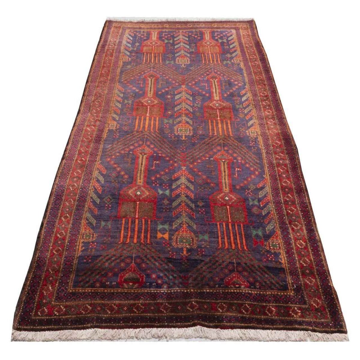 Price and Buy Vintage Hand-Knotted Persian Runner Carpet Model Baluchi - Image 2