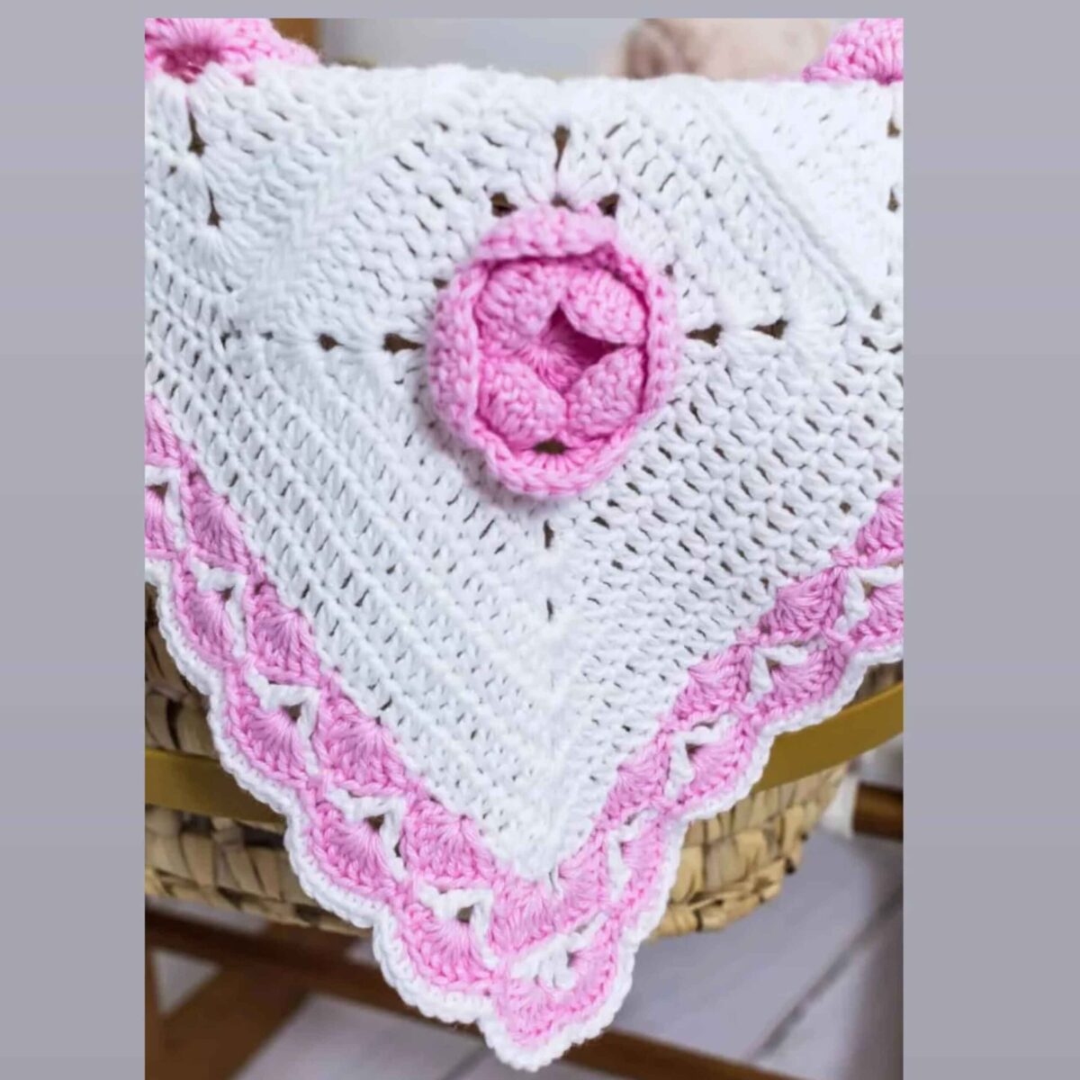 Price and Buy Handwoven Crocheted Baby Bedspread – A Perfect Blend of Comfort and Style - Image 3