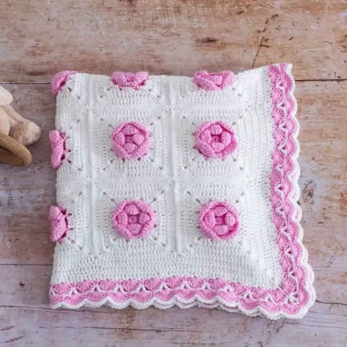 Price and Buy Handwoven Crocheted Baby Bedspread – A Perfect Blend of Comfort and Style - Image 4