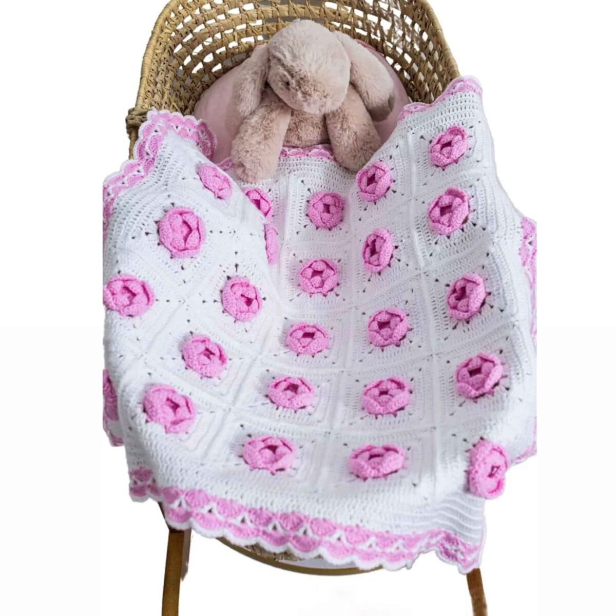 Price and Buy Handwoven Crocheted Baby Bedspread – A Perfect Blend of Comfort and Style - Image 5