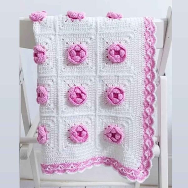 Crocheted-Knitted-Baby-Bedspread-A-Perfect-Blend-of-Comfort-and-Style-4-scaled Price and Buy Handwoven Crocheted Baby Bedspread – A Perfect Blend of Comfort and Style