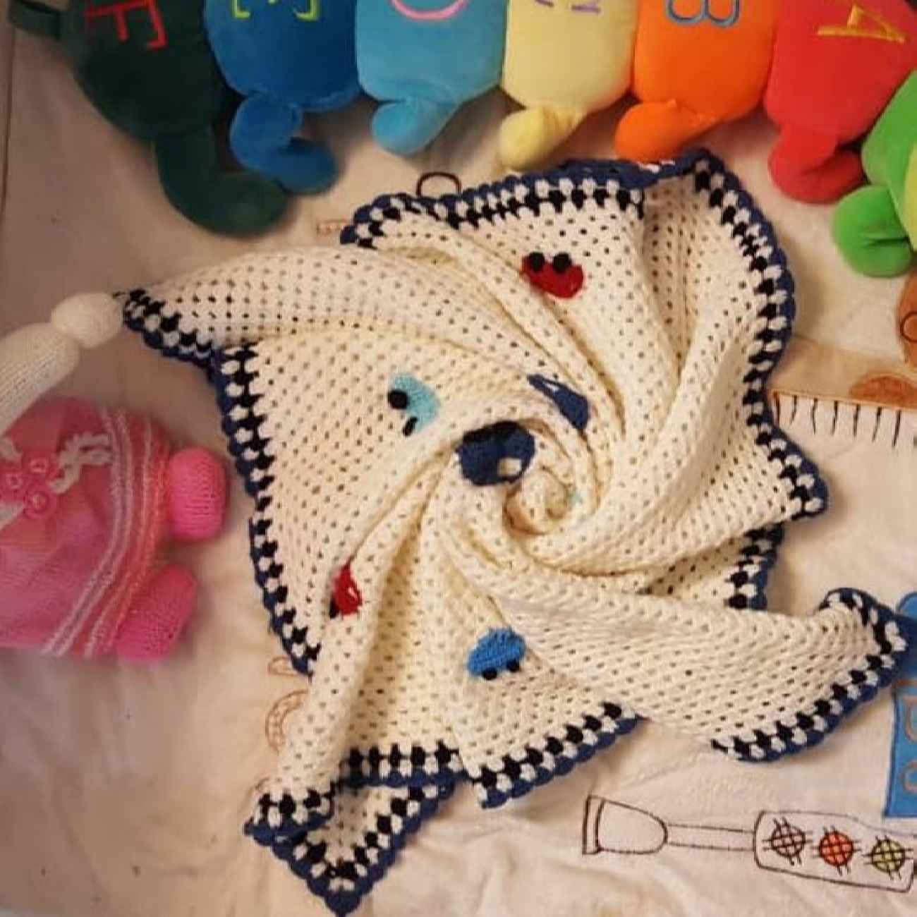 Price and Buy Handwoven Crocheted Baby Bedspread – Perfect for Nursery Decoration - Image 2