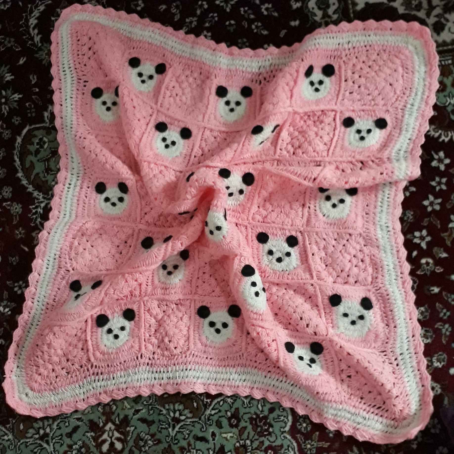 Price and Buy Handwoven Crocheted Baby Bedspread – for Your Baby’s Crib, Handmade with Love - Image 2