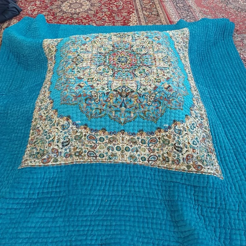 Price and Buy Handmade Korsi Quilt 3.5x3.5 Meter | High-Quality Persian Hand-Stitched Comforter - Image 4