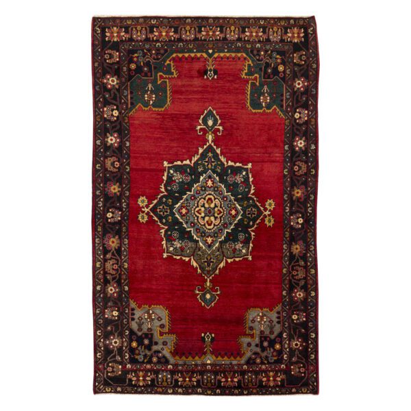 Genuine-Persian-Carpet-with-Wool-Hand-Knotted-in-Kermanshah-Lachak-Toranj Price and Buy Genuine Persian Carpet with Wool Hand-Knotted in Kermanshah Lachak Toranj