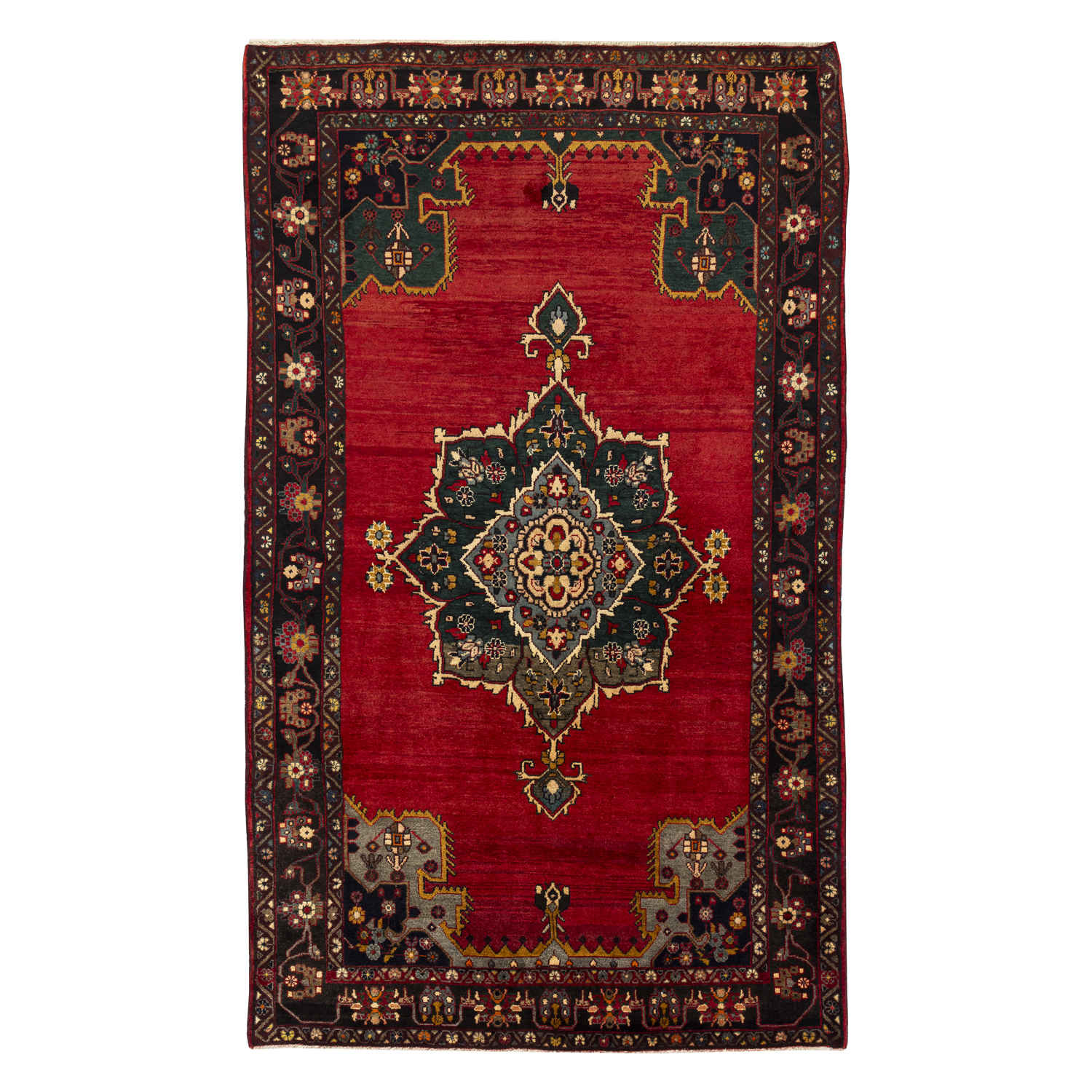 Price and Buy Genuine Persian Carpet with Wool Hand-Knotted in Kermanshah Lachak Toranj
