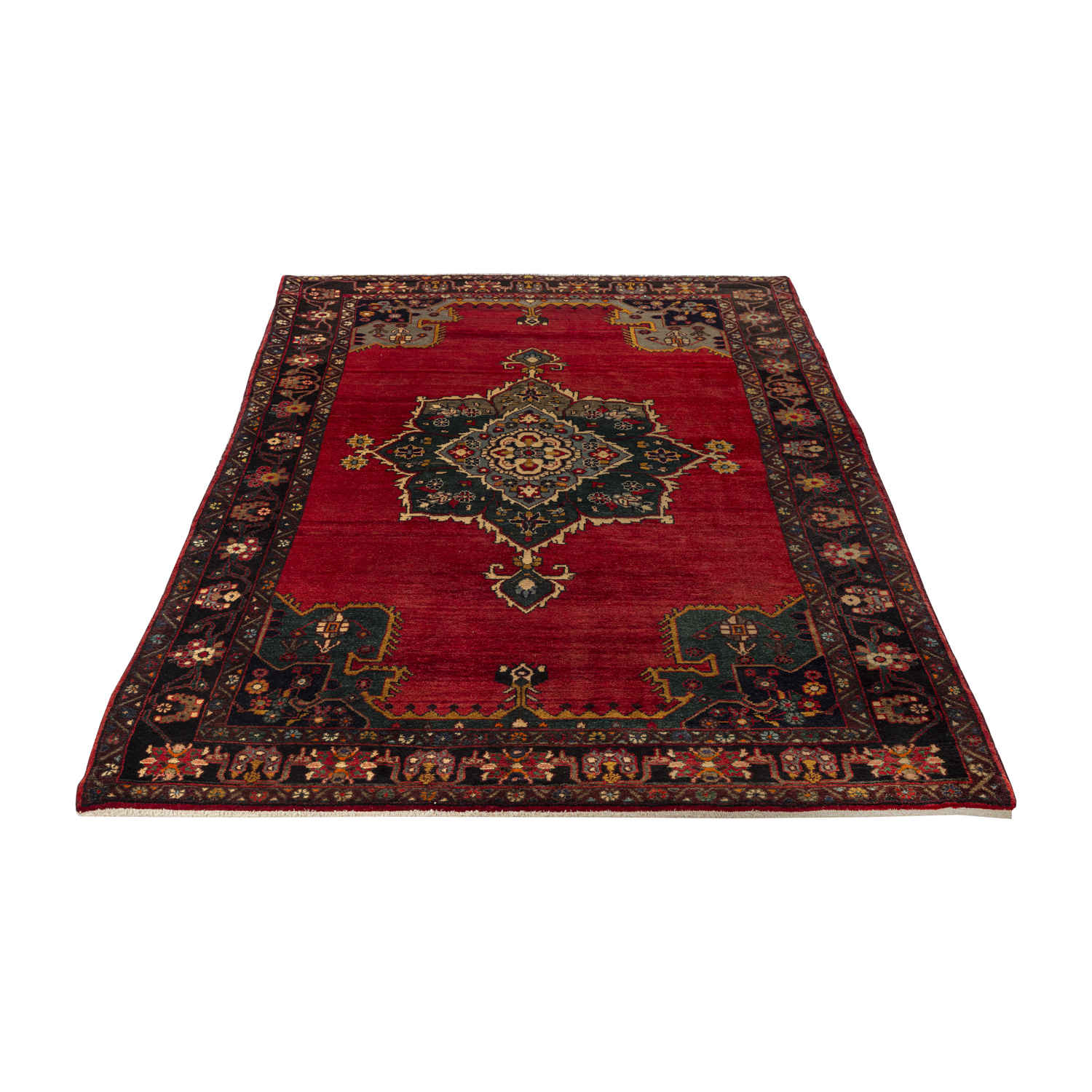 Price and Buy Genuine Persian Carpet with Wool Hand-Knotted in Kermanshah Lachak Toranj - Image 3