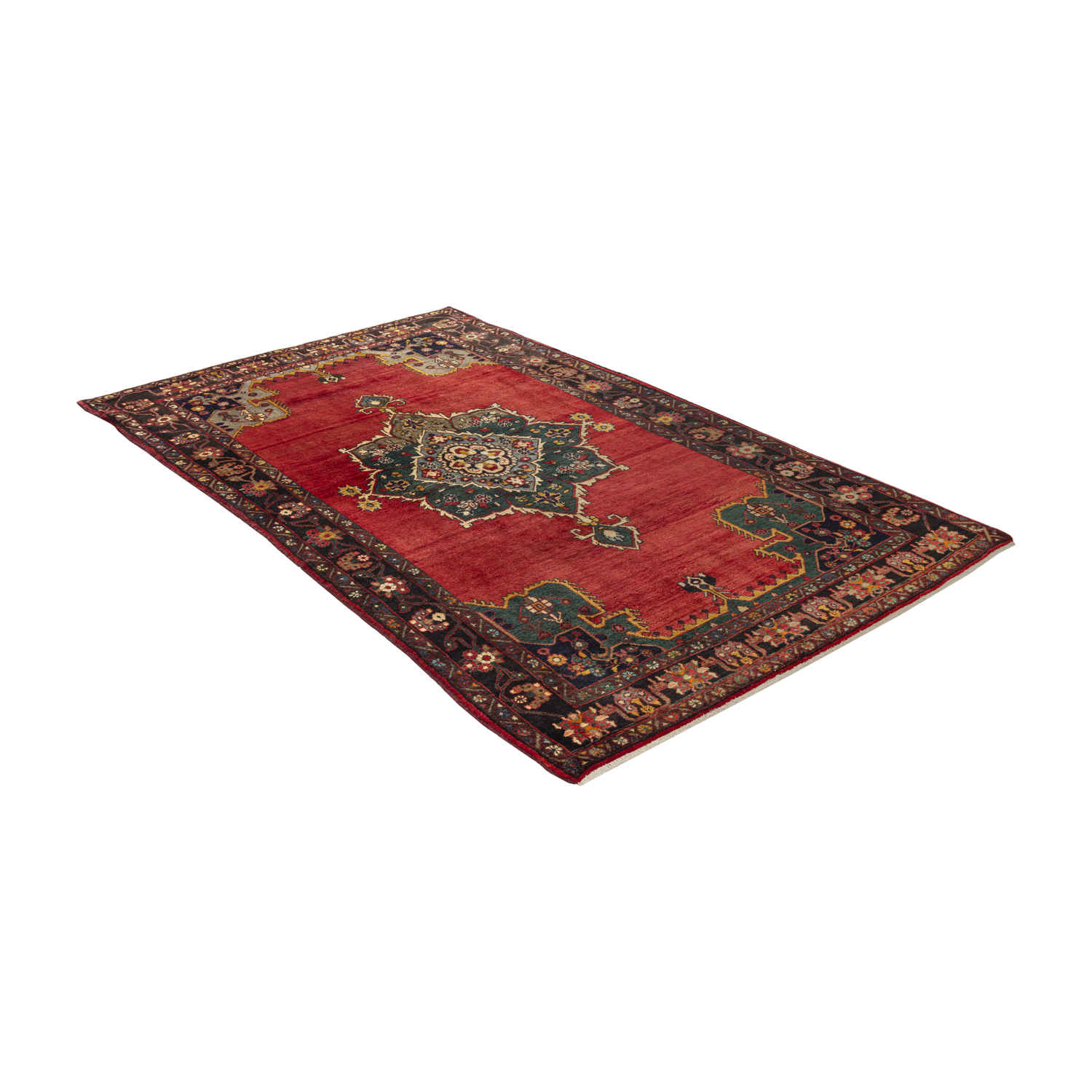 Price and Buy Genuine Persian Carpet with Wool Hand-Knotted in Kermanshah Lachak Toranj - Image 2