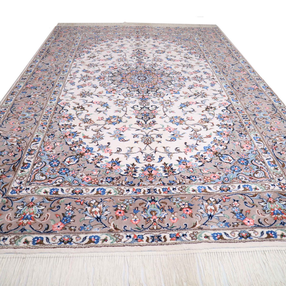 Price and Buy Genuine Persian Carpet with Wool Hand-Knotted in Yazd Lachak Toranj - Image 2