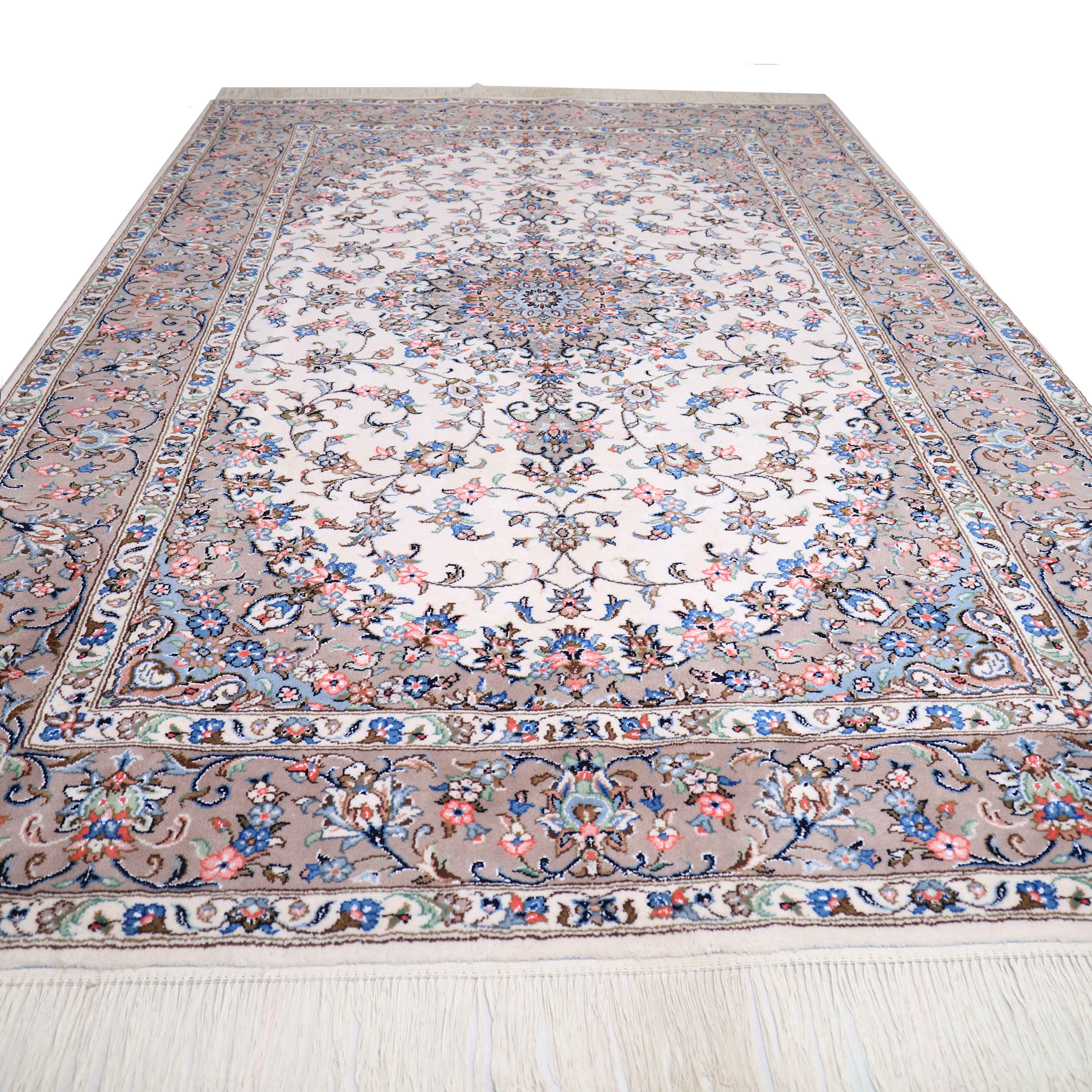 Price and Buy Genuine Persian Carpet with Wool Hand-Knotted in Yazd Lachak Toranj - Image 2