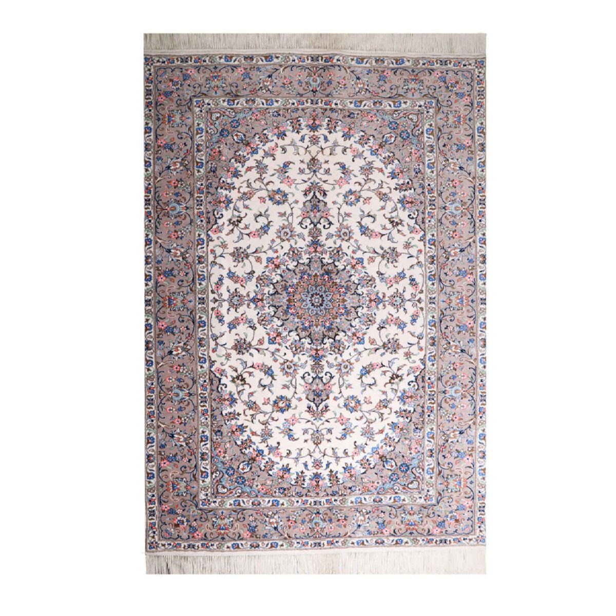 Price and Buy Genuine Persian Carpet with Wool Hand-Knotted in Yazd Lachak Toranj