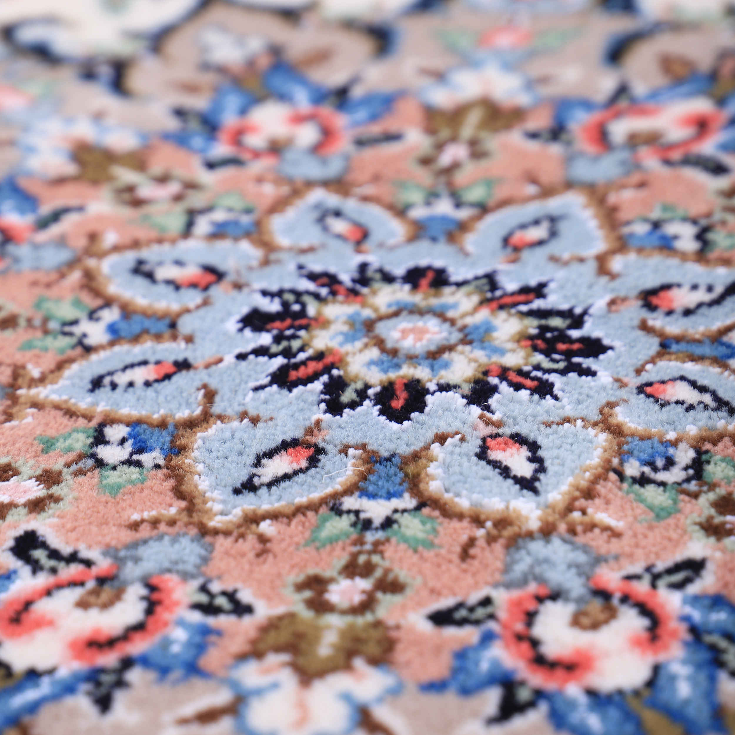 Price and Buy Genuine Persian Carpet with Wool Hand-Knotted in Yazd Lachak Toranj - Image 3