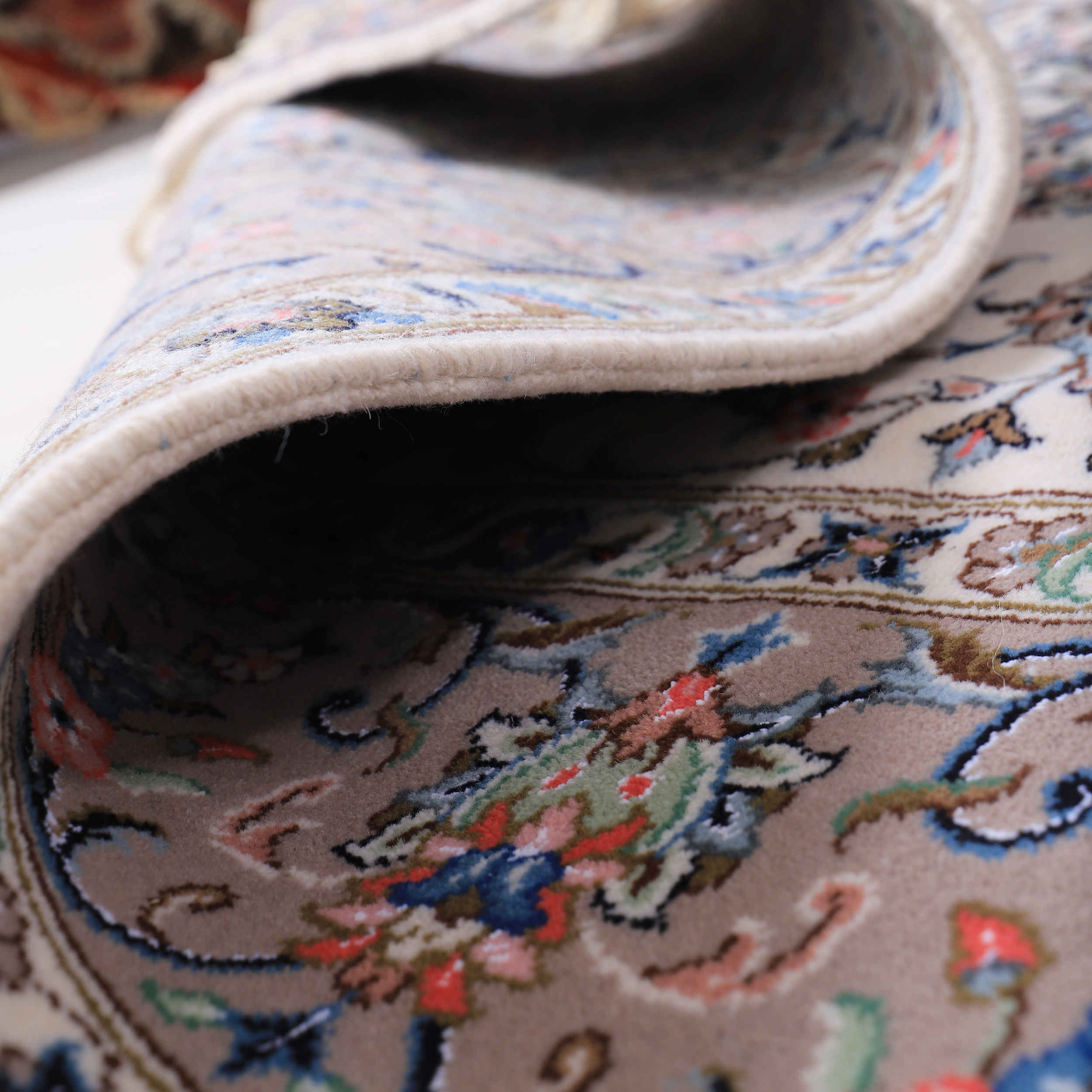 Price and Buy Genuine Persian Carpet with Wool Hand-Knotted in Yazd Lachak Toranj - Image 5