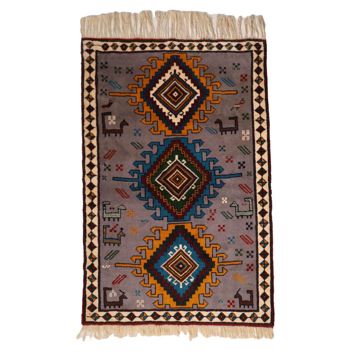 Price and Buy Genuine Persian Tribal Carpet with Wool Hand-Knotted in Khorasan