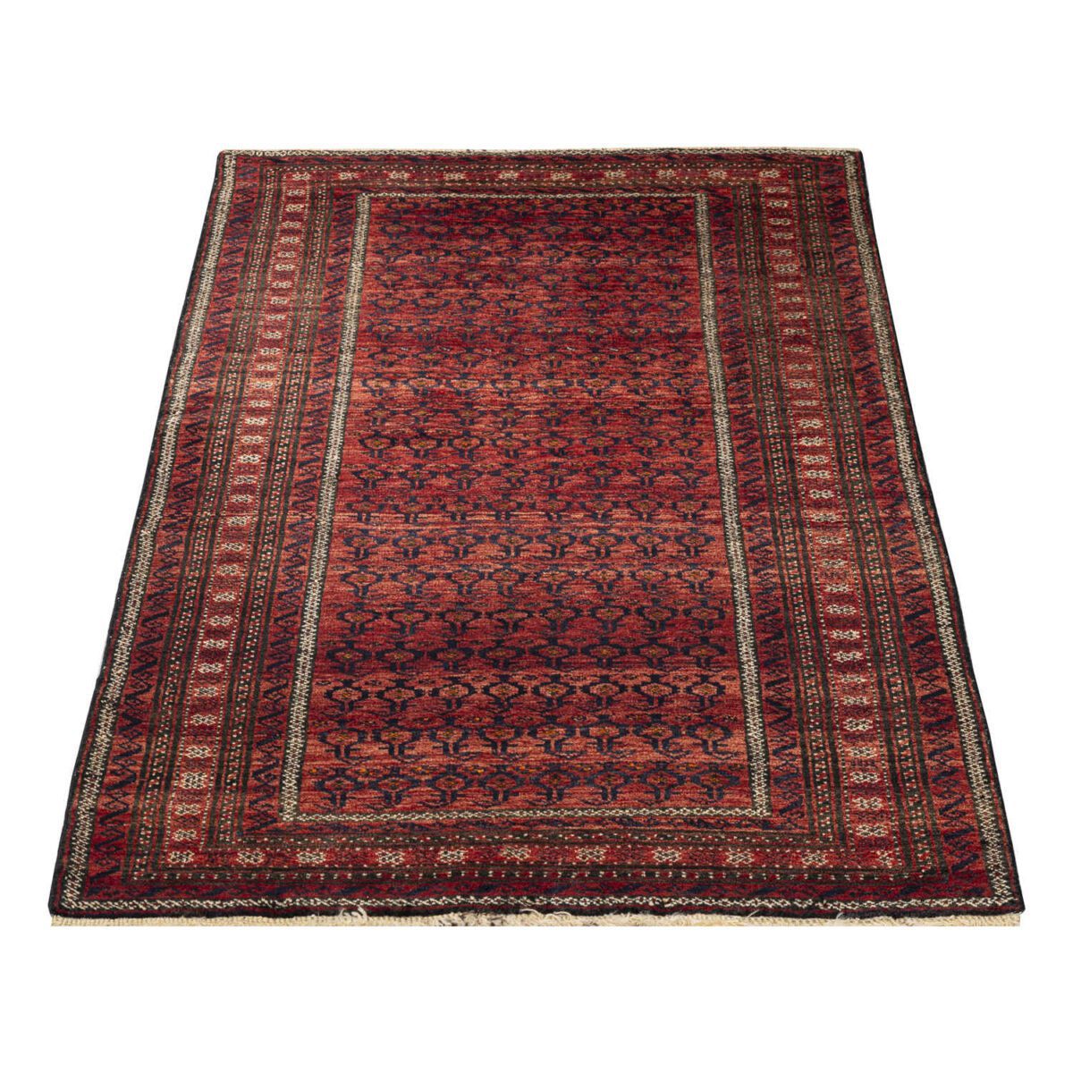 Price and Buy Genuine Persian Wool Carpet Hand-Knotted in Baluchistan Bordered - Image 4