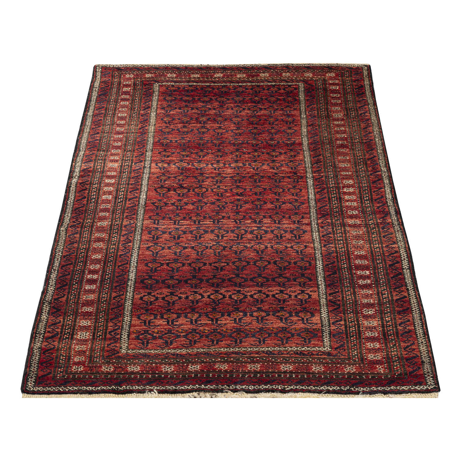 Price and Buy Genuine Persian Wool Carpet Hand-Knotted in Baluchistan Bordered - Image 4