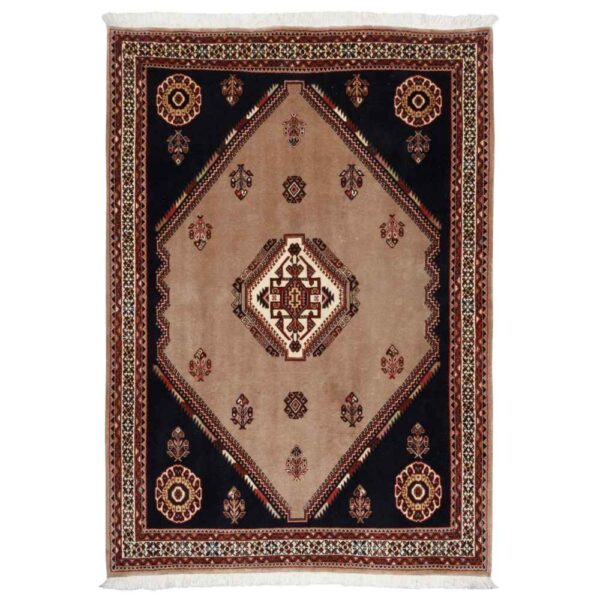 Hand-Knotted-Abadeh-Floor-Carpet-Model-Parva3 Price and Buy Medallion Hand-Knotted Tribal Persian Carpet Parva