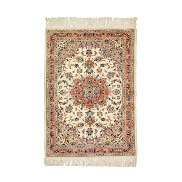 Hand-Knotted-Ardakan-Carpet-Model-Nahal2 Price and Buy Persian Wool Carpet Hand-Knotted with Medallion design Model Nahal