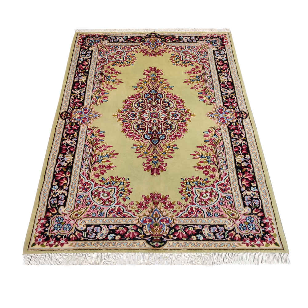 Price and Buy Persian Wool Carpet Hand-Knotted with Medallion design Model Narenj - Image 3