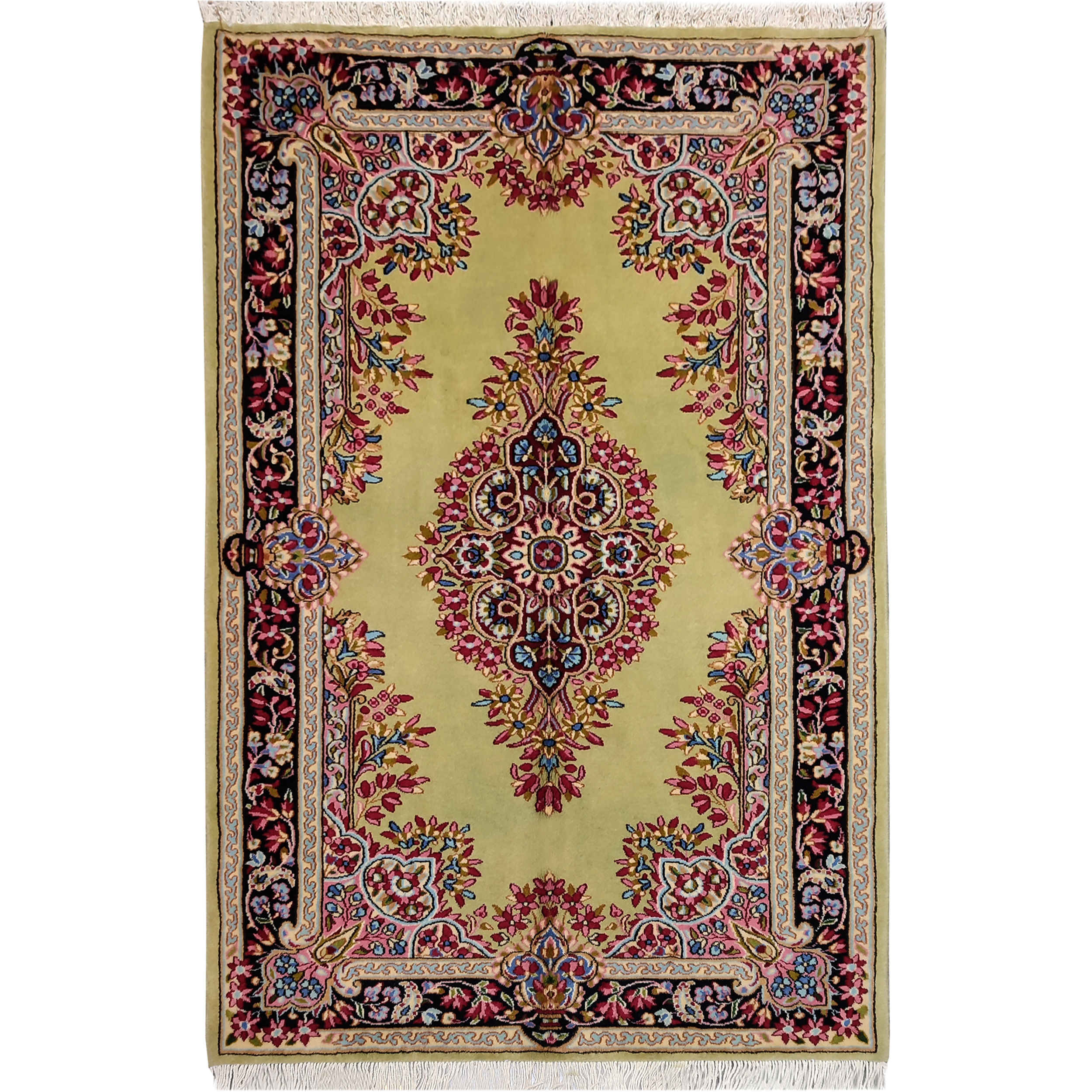 Price and Buy Persian Wool Carpet Hand-Knotted with Medallion design Model Narenj