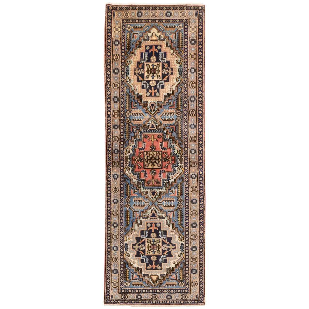Price and Buy Vintage Tribal Hand-Knotted Persian Runner Carpet Model Sevin