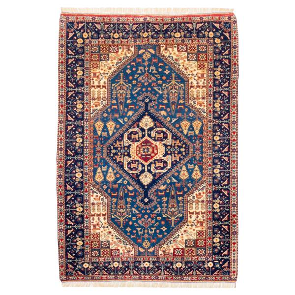 Hand-Knotted-Persian-2.5-Meter-Rug-Model-Karimi-2 Price and Buy Persian Wool Carpet Hand-Knotted with Medallion design Model Karimi