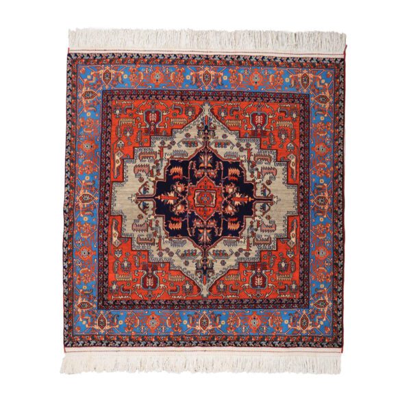 Hand-Knotted-Persian-Isfahan-Rug-Model-Haleh3 Price and Buy Intricately Hand-Knotted Persian Carpet Isfahan Medallion Wool