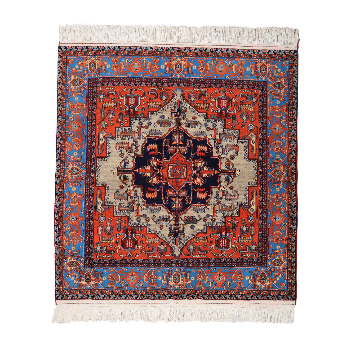 Price and Buy Intricately Hand-Knotted Persian Carpet Isfahan Medallion Wool