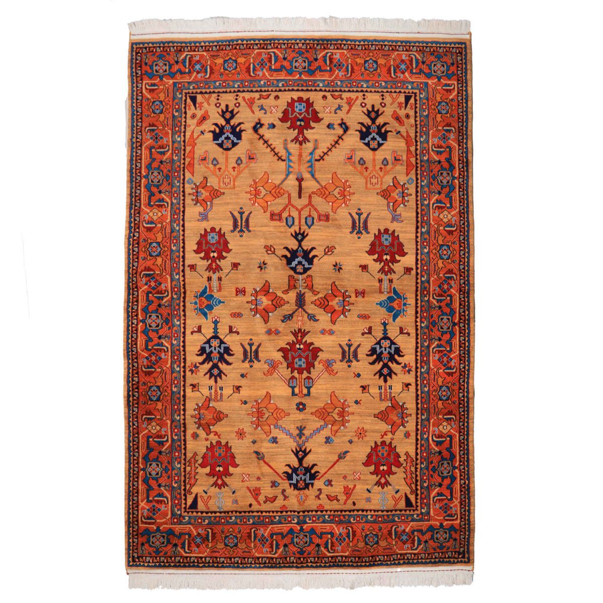 Price and Buy Intricately Hand-Knotted Persian Carpet Isfahan Tribal Wool Vagireh