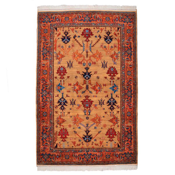 Hand-Knotted-Persian-Isfahan-Rug-Model-Vagireh4 Price and Buy Intricately Hand-Knotted Persian Carpet Isfahan Tribal Wool Vagireh