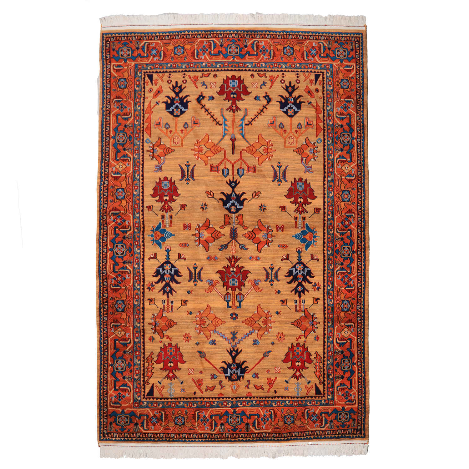 Price and Buy Intricately Hand-Knotted Persian Carpet Isfahan Tribal Wool Vagireh