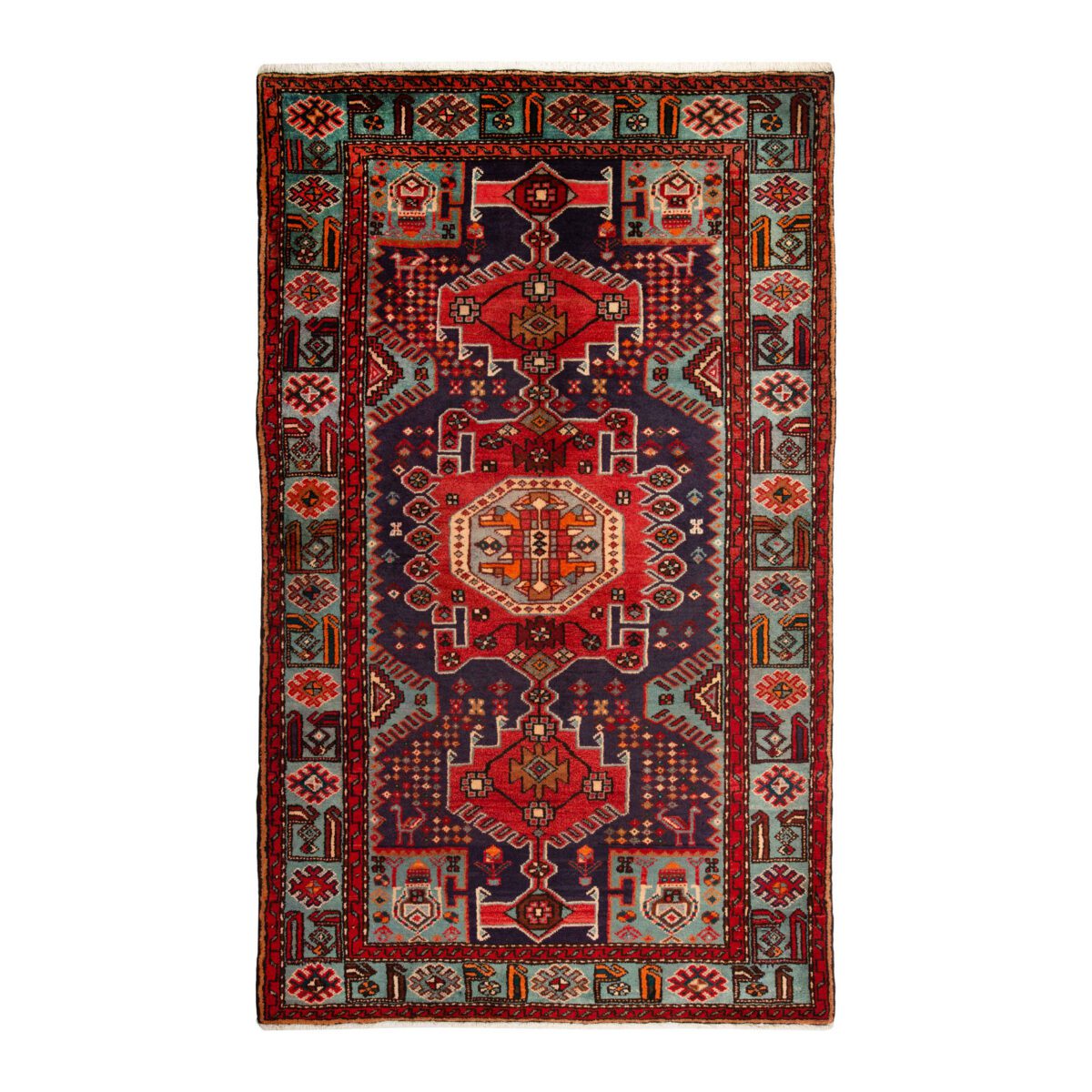 Price and Buy Persian Carpet Hand-Knotted Zanjan Masterpiece Tribal Style