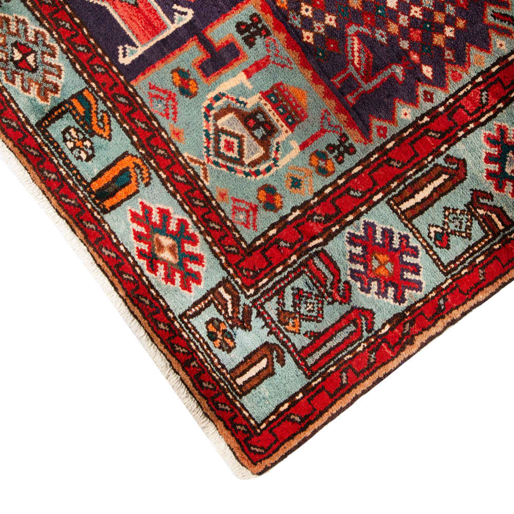 Price and Buy Persian Carpet Hand-Knotted Zanjan Masterpiece Tribal Style - Image 2