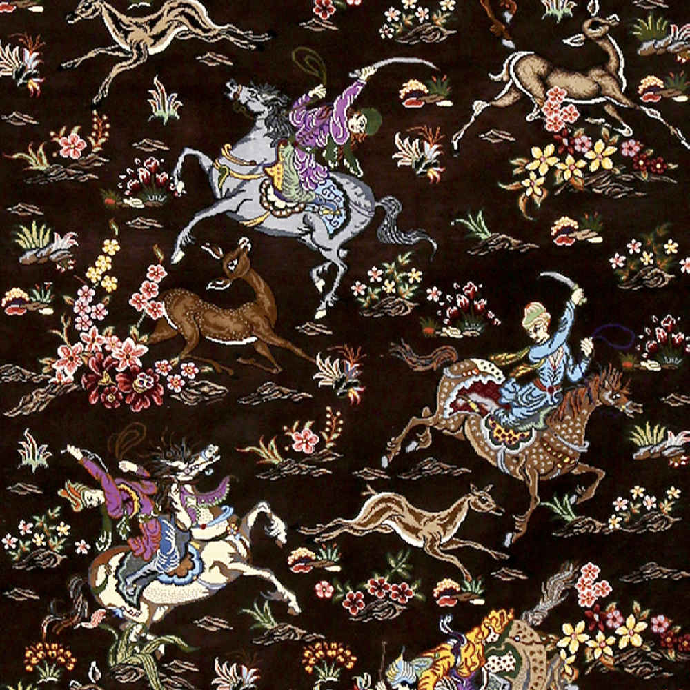 Price and Buy Persian Silk Carpet Hand-Knotted Model Shekar - Image 2