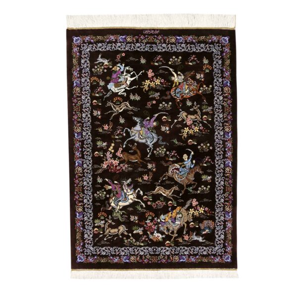 Hand-knotted-Iranian-Silk-Carpet-Rug-Model-Shekar Price and Buy Persian Silk Carpet Hand-Knotted Model Shekar