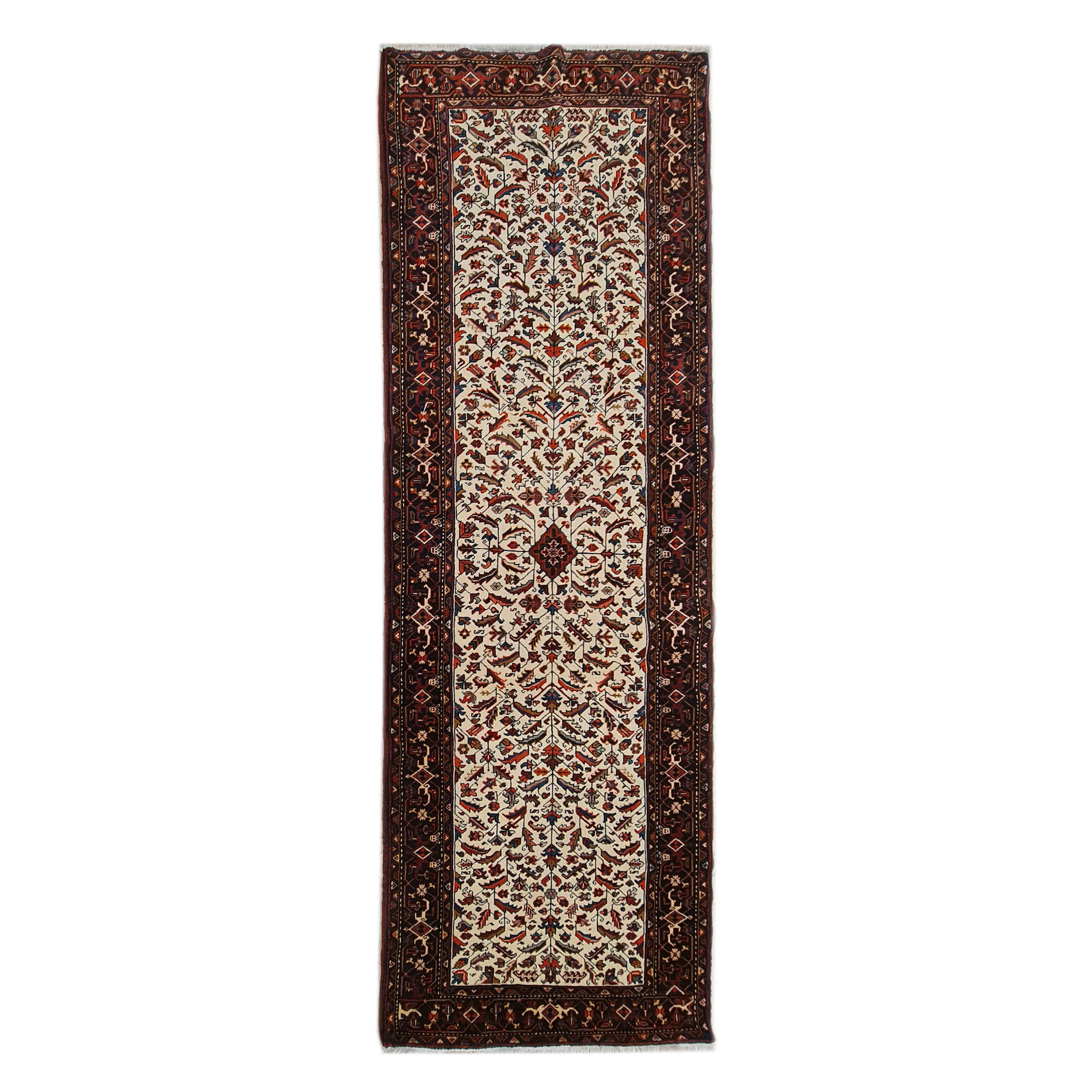 Price and Buy Vintage Hand-Knotted Persian Runner Carpet Model Haleh