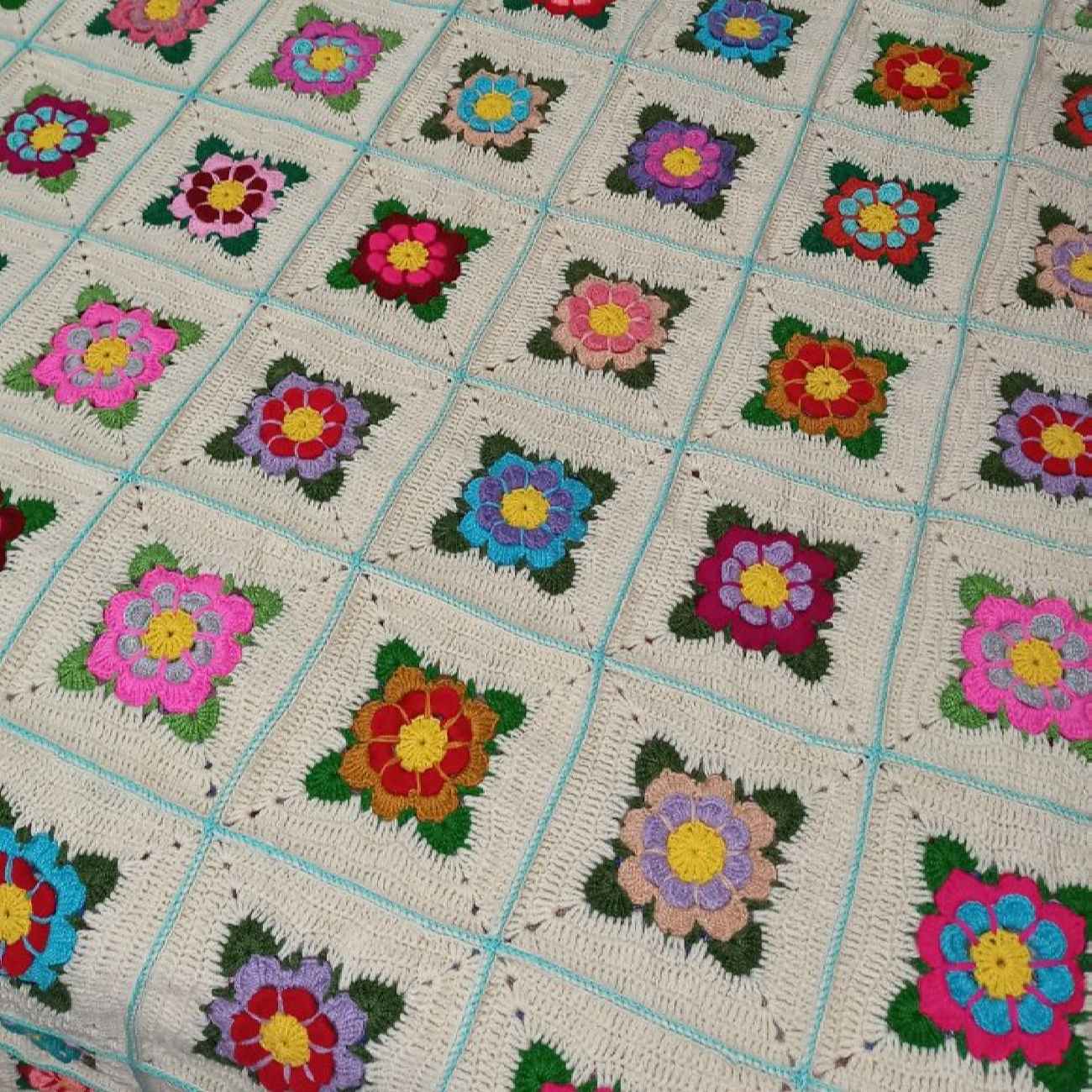 Price and Buy Handcrafted Knitted Crochet Bedspread – Cozy, Elegant & Perfect for Bedroom Décor - Image 2