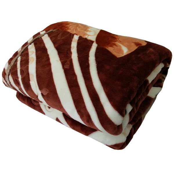 Iranian-Golbaft-Double-Bed-Blanket-Model-Browni-1 Price and Buy Golbaft Iranian Double Bed Blanket Browni