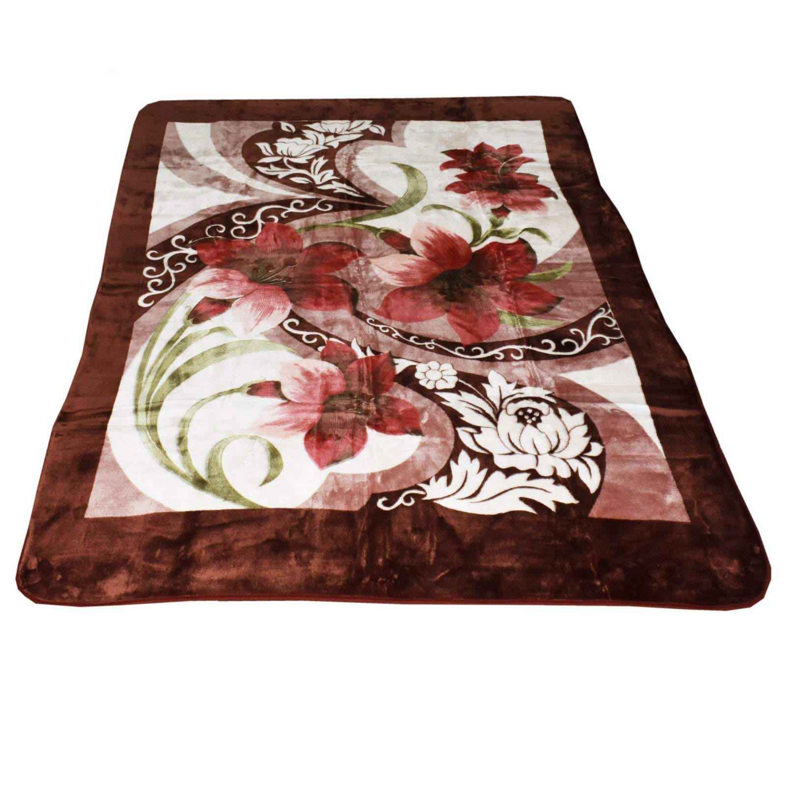 Price and Buy Golbaft Iranian Single Bed Blanket 220×160 cm Flower - Image 3