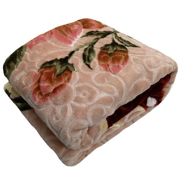 Iranian-Golbaft-Single-Bed-Blanket-Size-220×160-Red-1 Price and Buy Golbaft Iranian Single Bed Blanket 220×160 cm Red