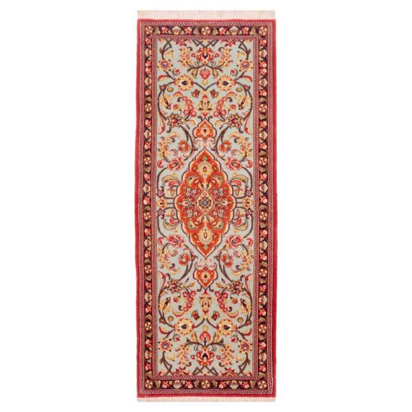 Iranian-Hand-Knotted-Rug-Runner-Model-Aseman3 Price and Buy Qom Medallion Hand-Knotted Persian Runner Carpet Aseman