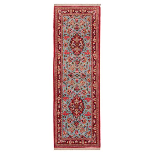 Iranian-Hand-Knotted-Rug-Runner-Model-Sahar4 Price and Buy Qom Hand-Knotted Persian Runner Carpet Model Sahar